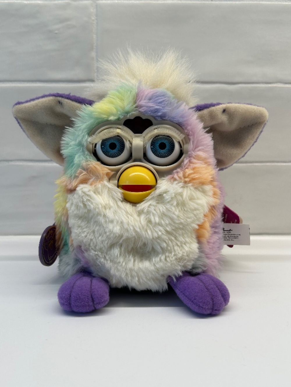 Vintage 1999 Tiger Electronics Tie Dye Furby Model 70-800 Tested Working Read